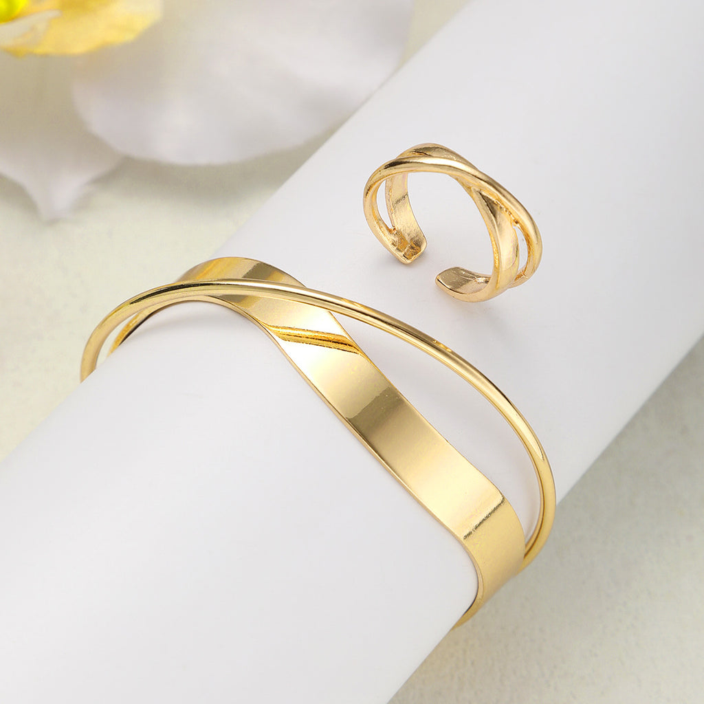 Damen modisches Armband- und Ring-Set mit eleganten Designs Shop Nory