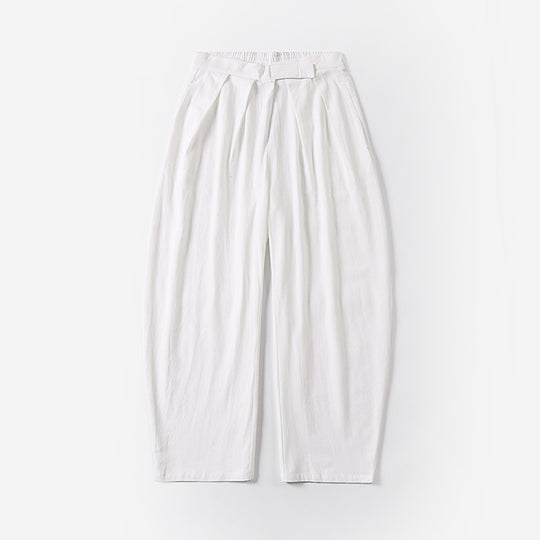 Damen Elegante Bundfalten-Hose mit ballonförmigem Bein und elastischem Taillenbund Shop Nory