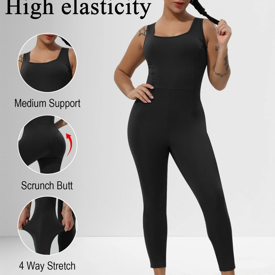 Damen Formender Sport-Einteiler mit hohem Taillenbund und Shaping-Effekt Shopy Nory