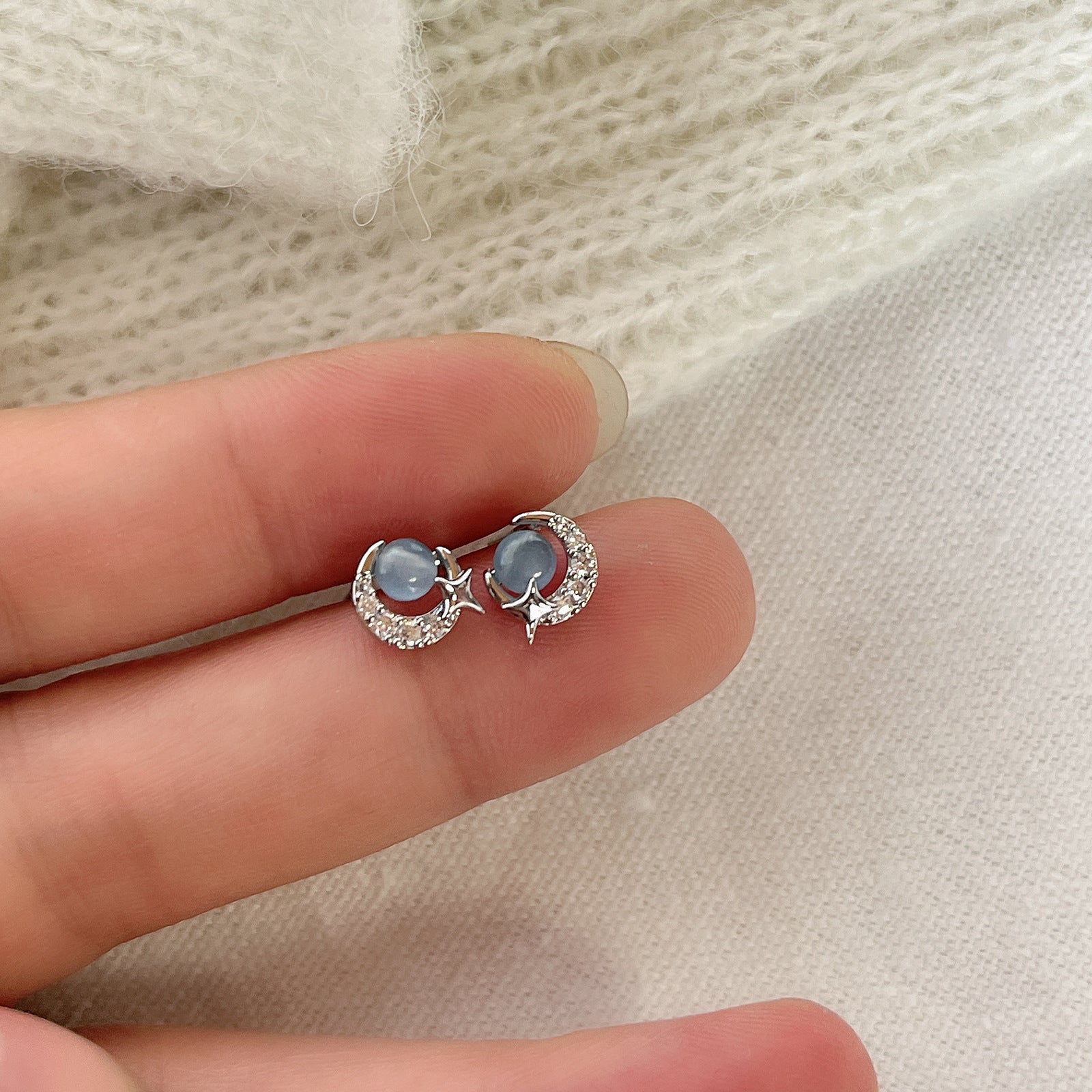 Damen Ohrringe mit einzigartigem Sternendesign und elegantem Zirkonbesatz Shop Nory