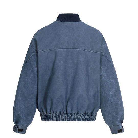 Herren Kurzboxy Blouson aus Cordstoff mit hohem Rippkragen und elastischem Saum Shop Nory