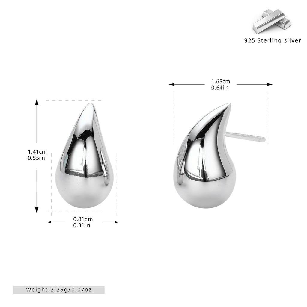Damen Ohrstecker im eleganten Tropfen-Design Shop Nory
