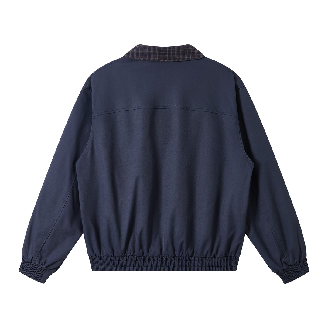 Herren Oversize‑Blousonjacke mit Karokragen und aufgesetzten Pattentaschen Shop Nory
