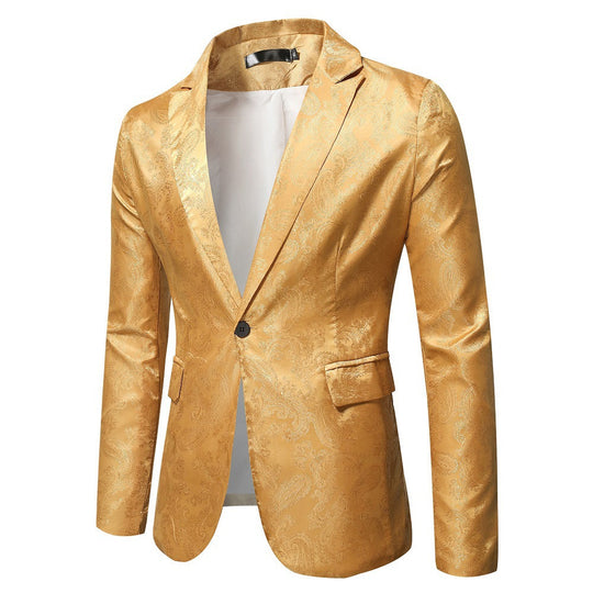 Herren eleganter Blazer mit Paisleymuster