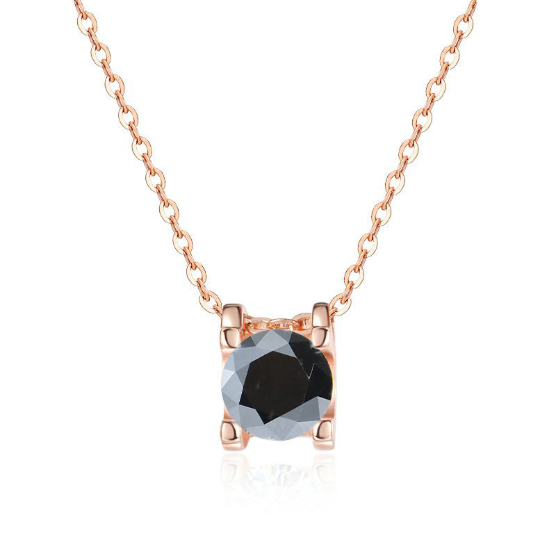 Damen Halskette mit funkelndem Zirkonia-Anhänger und filigranem Design Shop Nory