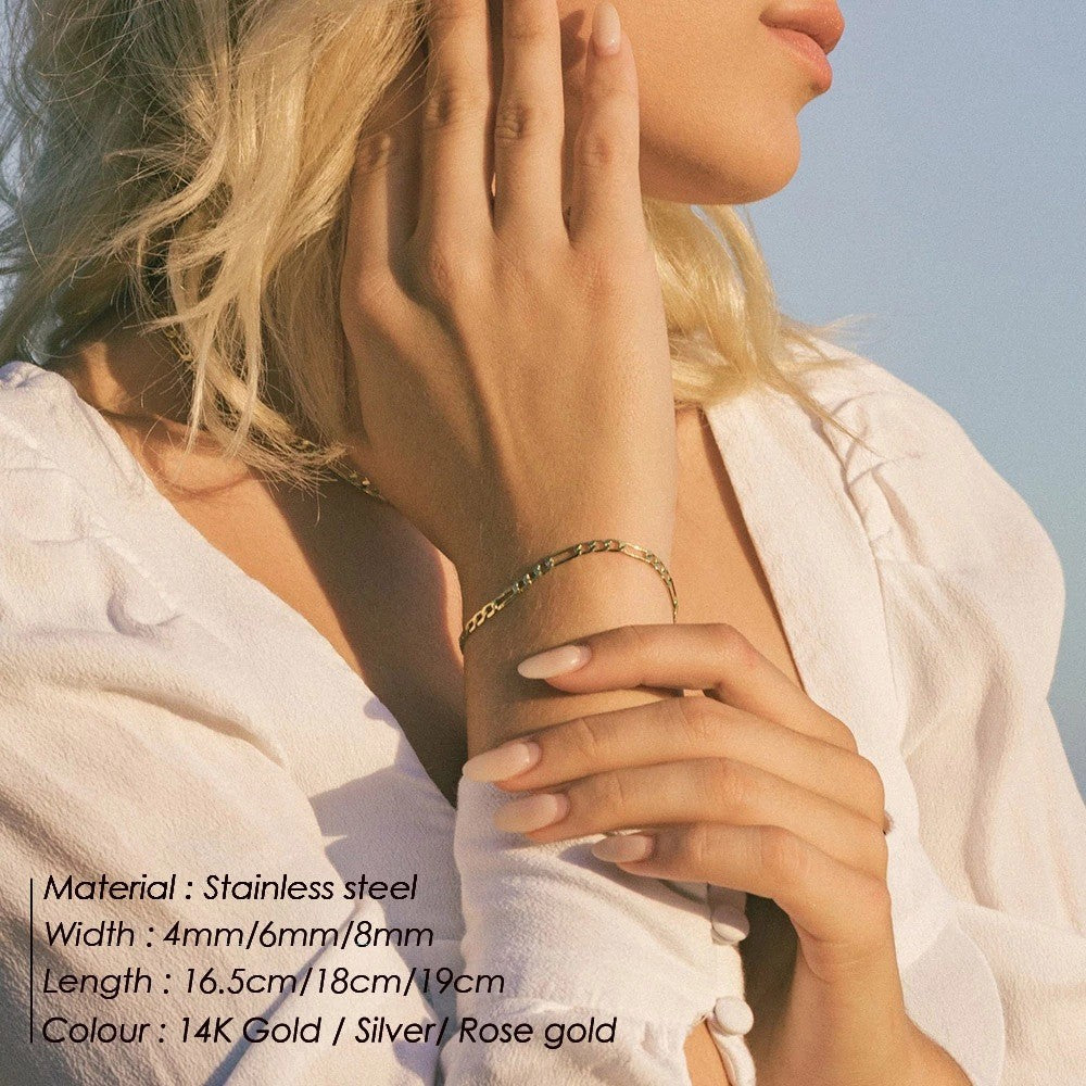 Damen Armband mit filigranem Design aus hochwertigem Edelstahl Shop Nory