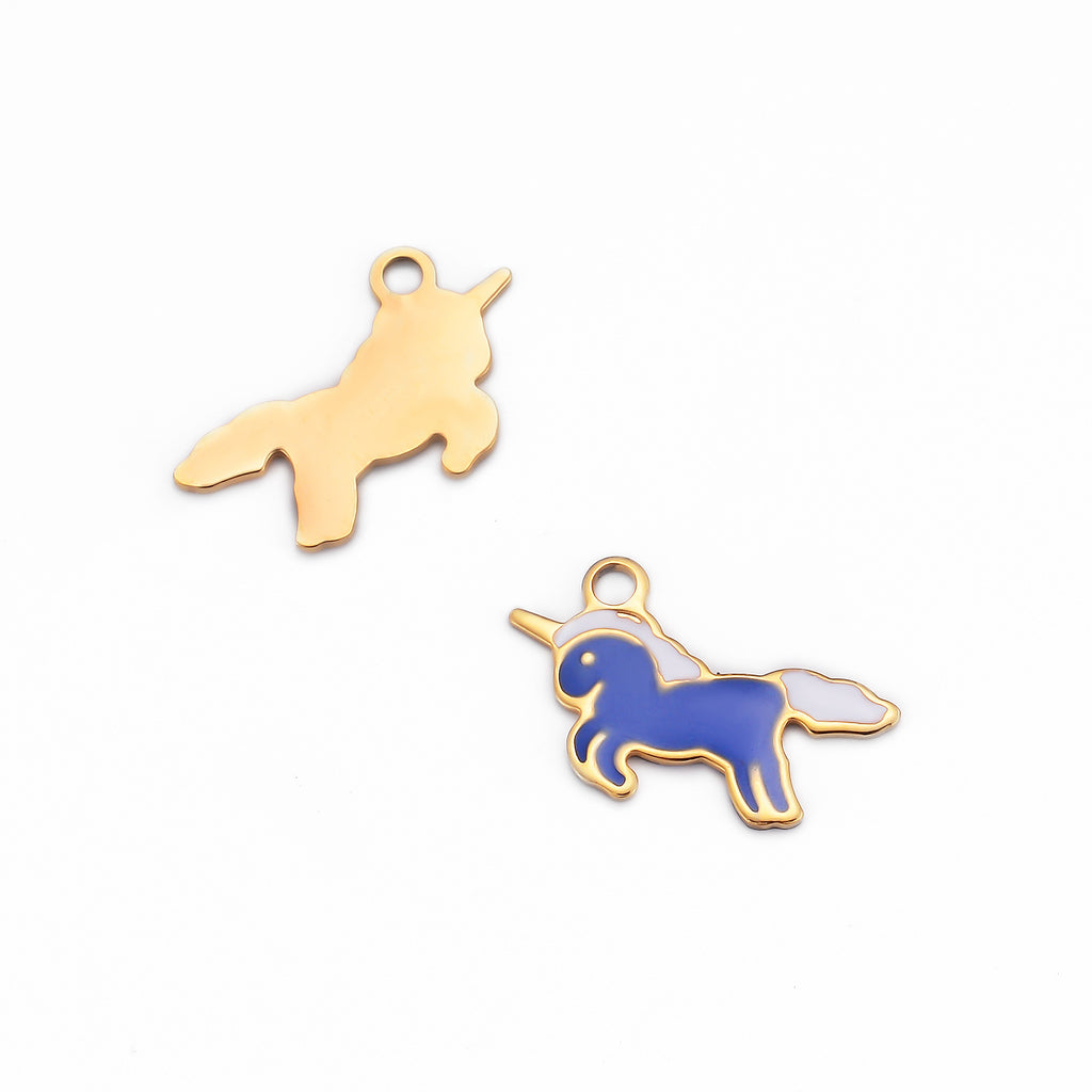Damen Anhänger im Design eines bezaubernden Einhorns Shop Nory