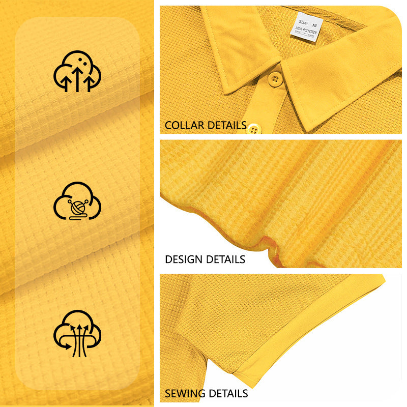 Herren nan Poloshirt mit Strukturstrick und schmalem Schnitt