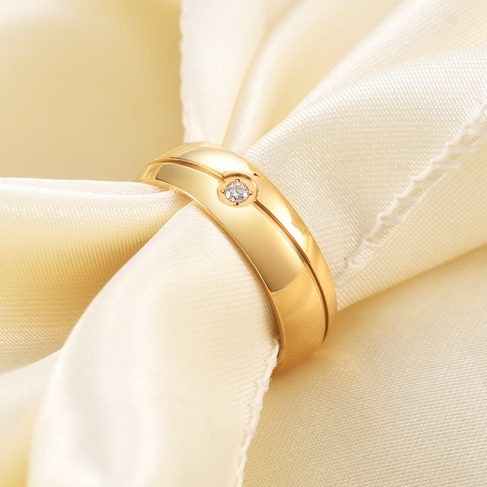 Herren Ring mit funkelndem Zirkonia und elegantem, modernem Design Shop Nory