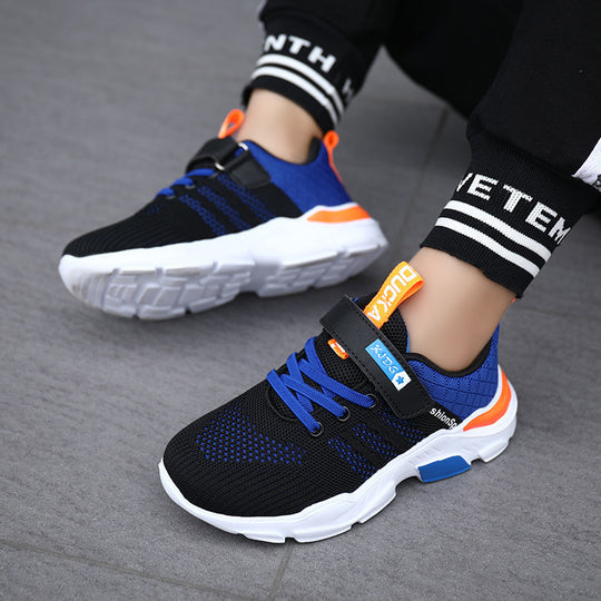 Unisex Kinder-Sneaker mit atmungsaktivem Strickschaft und Klettverschluss Shop Nory