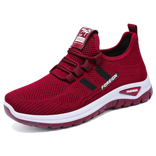 Herren nan atmungsaktive leichte Sportschuhe mit Strickobermaterial und gedämpfter Laufsohle Shop Nory