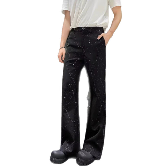 Herren Weitgeschnittene Jeans mit abstraktem Muster Shop Nory