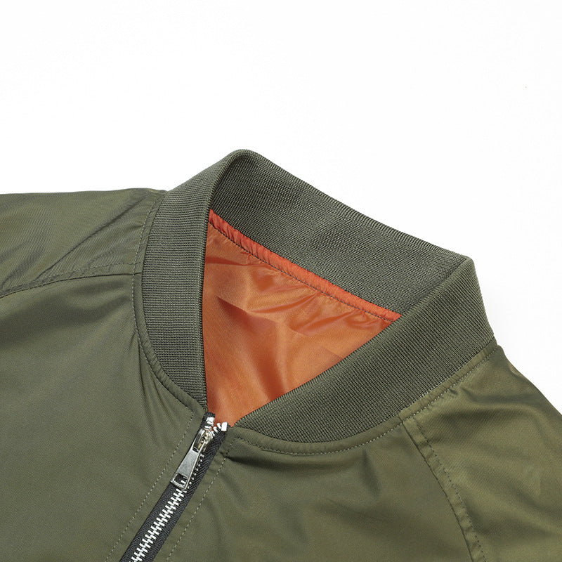 Herren Modische Bomberjacke mit hohem Kragen Shop Nory