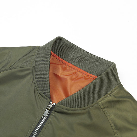 Herren Modische Bomberjacke mit hohem Kragen Shop Nory