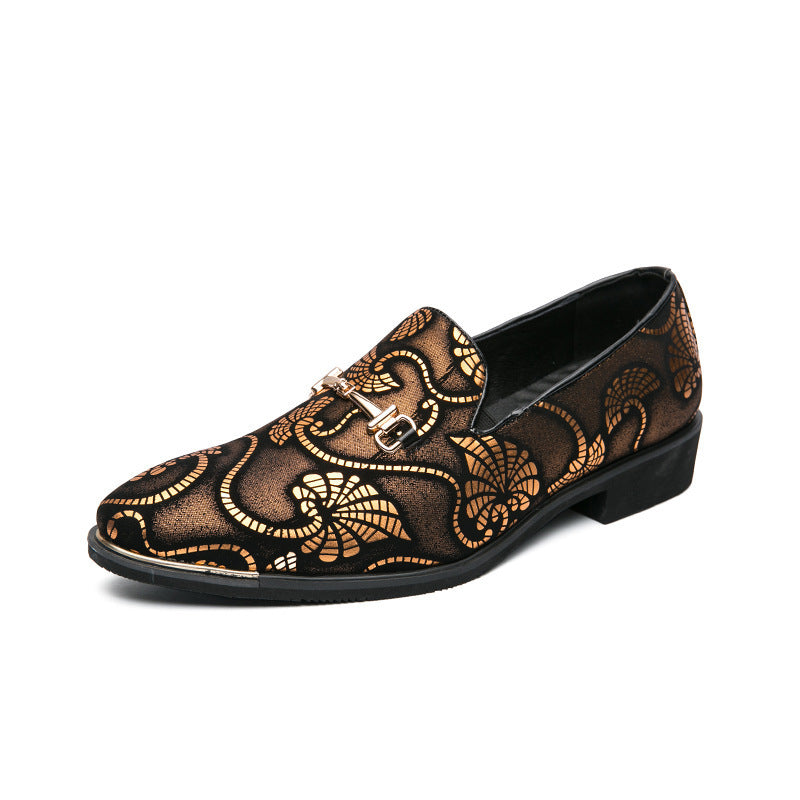 Herren eleganter Slip-On Loafer mit dekorativem Metalldetail, spitzer Form und gepolstertem Komfortfußbett Shop Nory