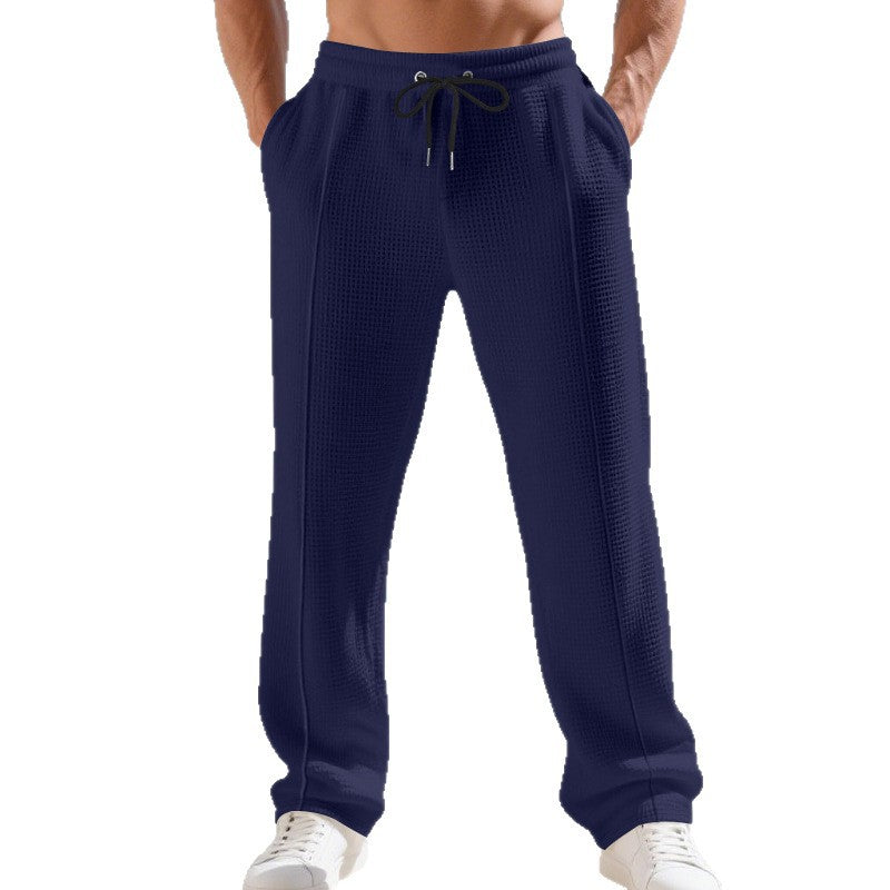 Herren Sportliche Freizeithose mit elastischem Bund und strukturiertem GewShopnorye