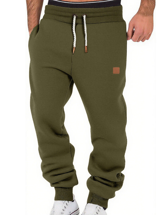 Herren Relax-Fit Fleece-Jogginghose mit Bündchen und Kordelzug Shop Nory