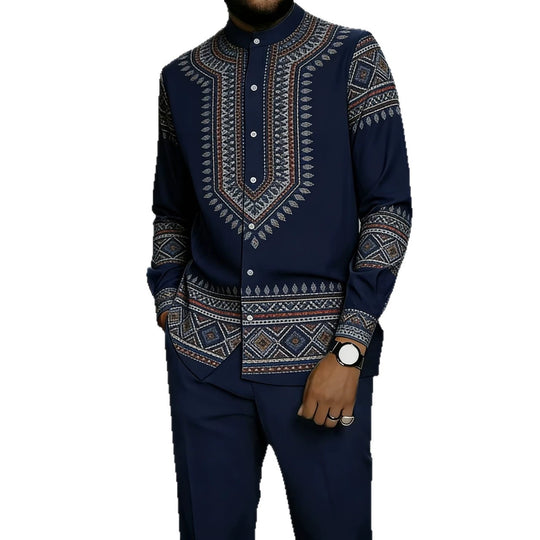 Herren Elegantes Langarmhemd mit einzigartigem Strukturmuster Shop Nory