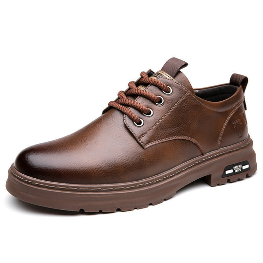 Elegante Herren-Schnürschuhe mit rutschfester Außensohle und atmungsaktivem Innenfutter