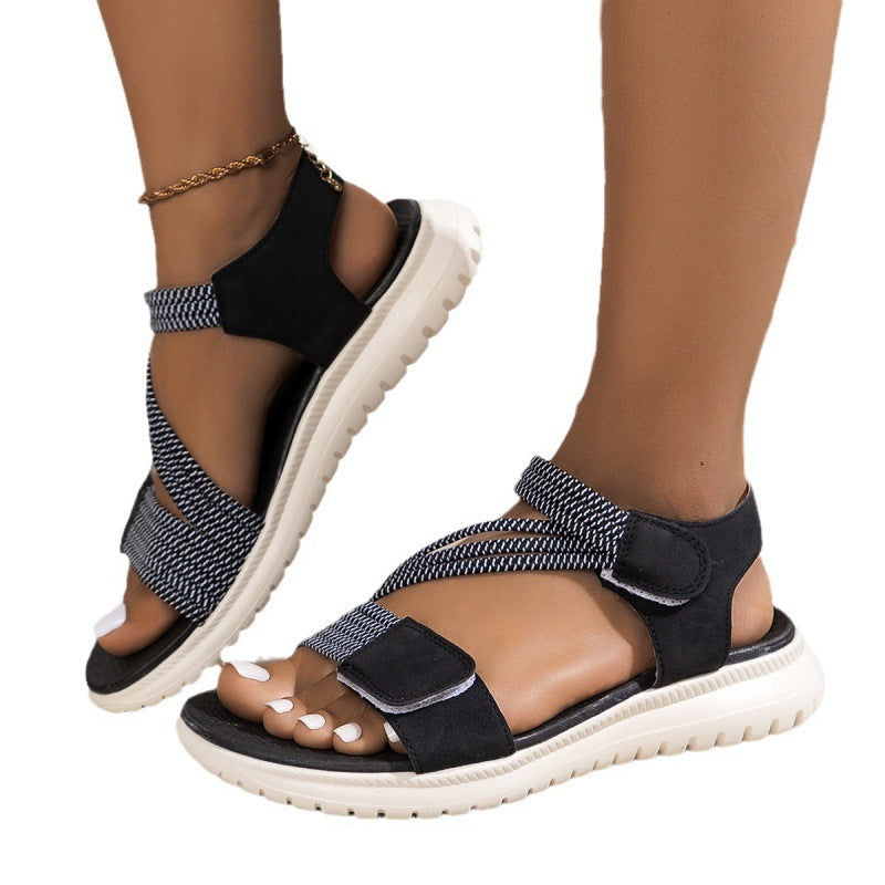 Damen Sportliche Riemchen-Sandalen mit ergonomischem Design