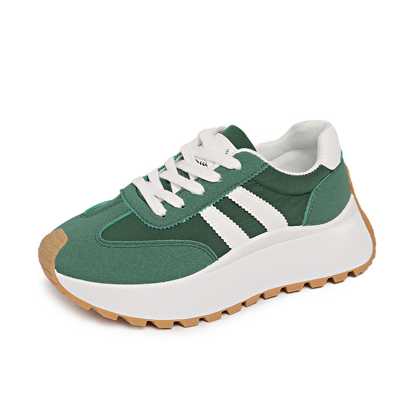 Damen nan Plateau-Chunky-Sneaker mit verstärkter Zehenkappe, profilierter Gummilaufsohle und stoßdämpfender EVA-Zwischensohle Shop Nory