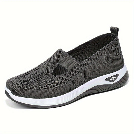 Damen nan leichte gestrickte Slipper mit orthopädischer Komfortsohle Shop Nory