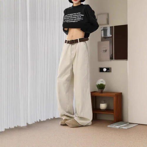 Damen Weitgeschnittene Chino-Hose Shop Nory 1787982037