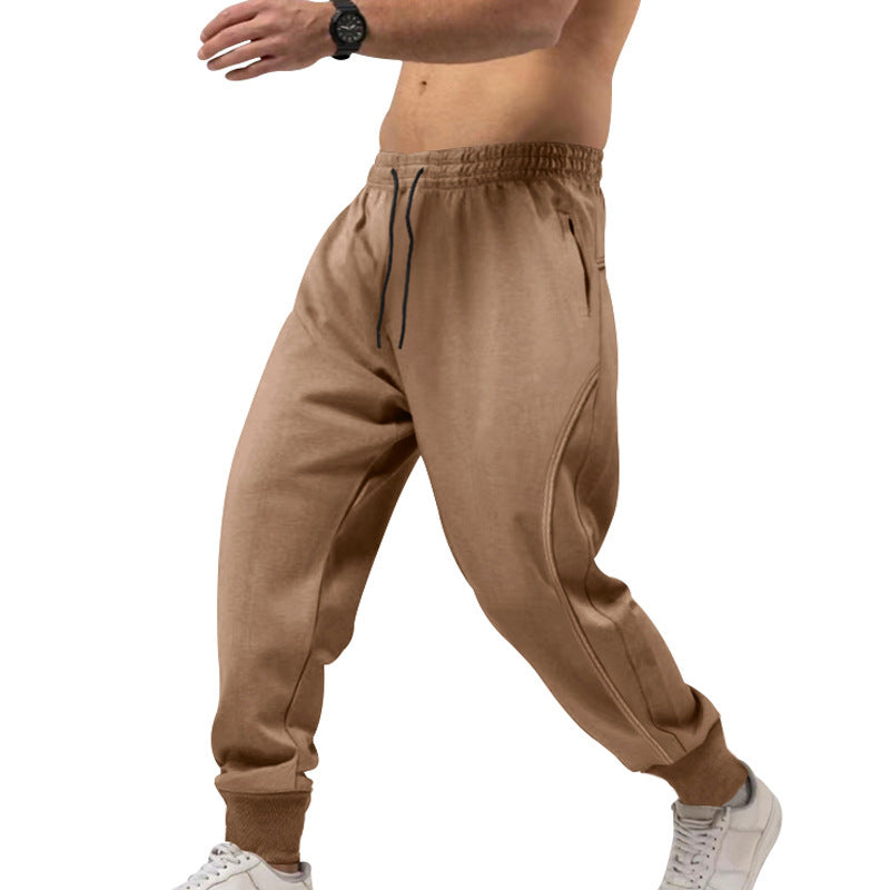 Herren sportliche Jogginghose mit elastischem Bund und Taschen