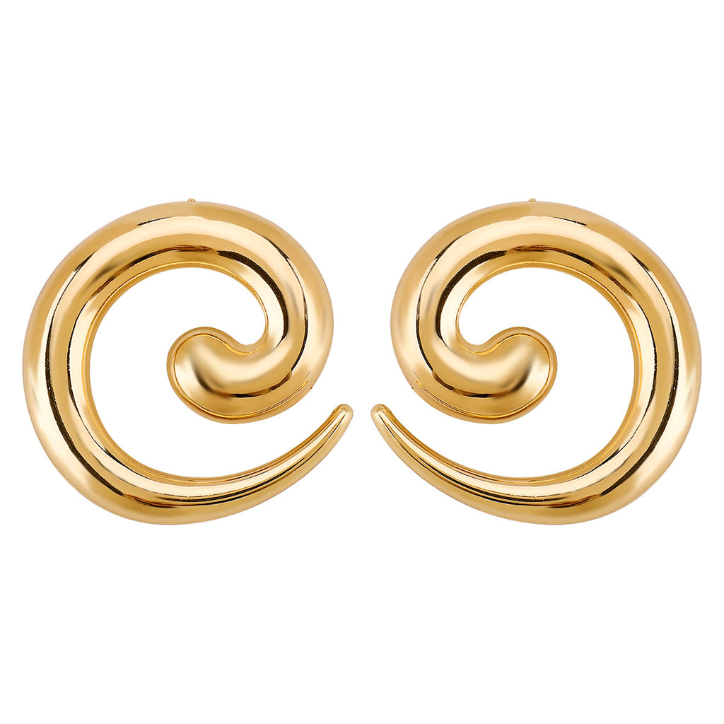 Damen Hängende Ohrringe mit elegantem Spiraldesign Shop Nory