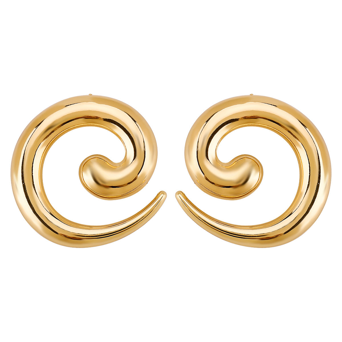 Damen Hängende Ohrringe mit elegantem Spiraldesign Shop Nory