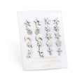 Damen hypoallergene Edelstahl Ohrstecker Set Shop Nory