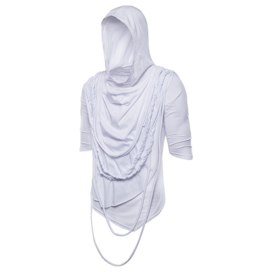 Herren Kapuzenoberteil mit innovativem Design und einzigartiger Drapierung Shopnory