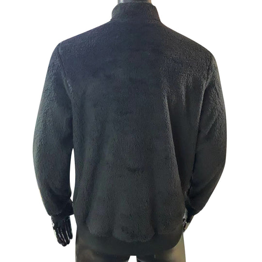 Herren Sherpa-Fleece-Pullover mit Stehkragen und kurzem Reißverschluss Shop Nory