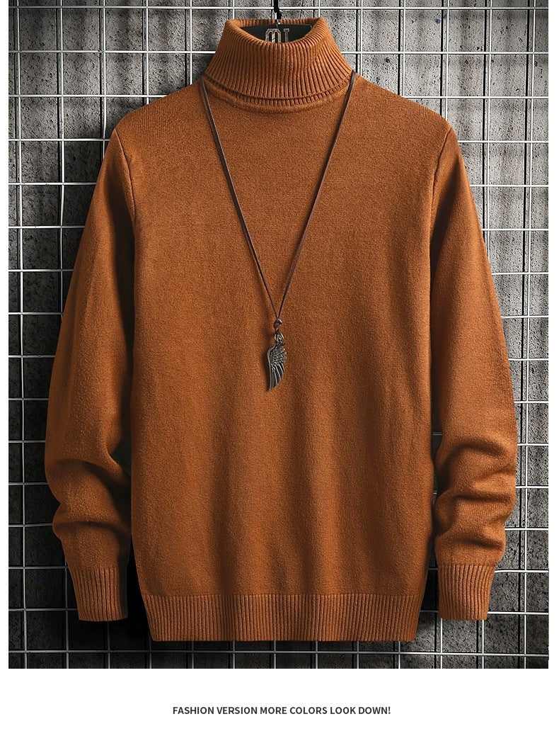 Herren bequemer Rollkragenpullover