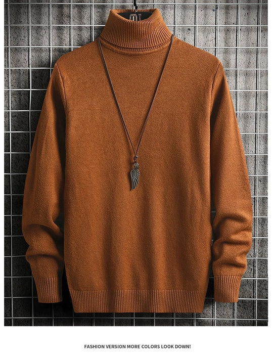 Herren bequemer Rollkragenpullover