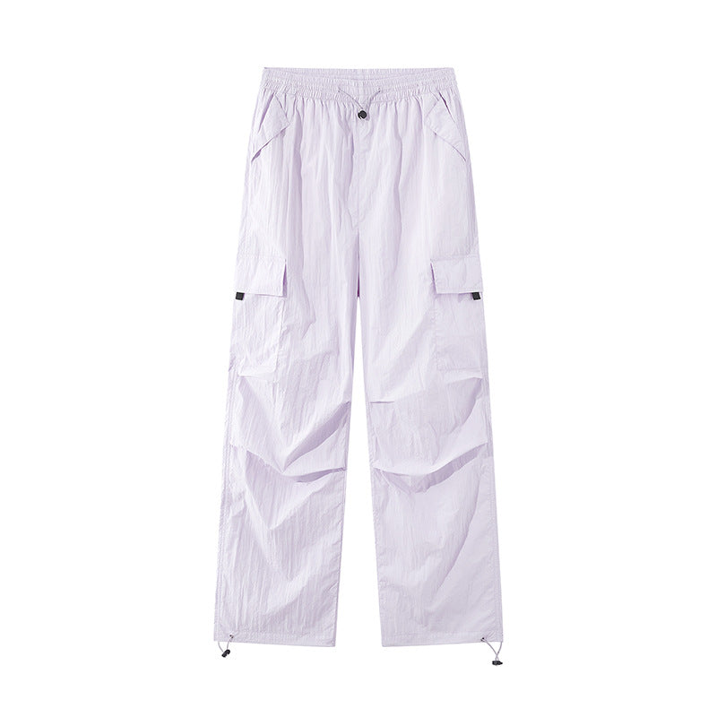 Unisex Leichte technische Cargo-Hose mit Kordelzug und verstellbarem Saum Shop Nory