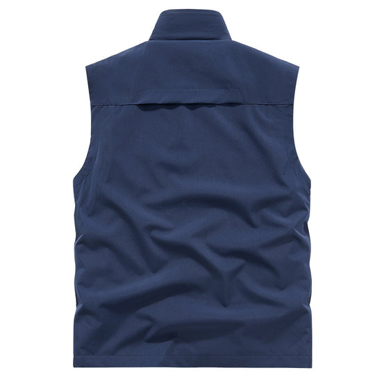 Herren Leichte Outdoor-Utilityweste mit Mesh‑Futter, windabweisender Microfaser und sicheren Reißverschlusstaschen Shop Nory