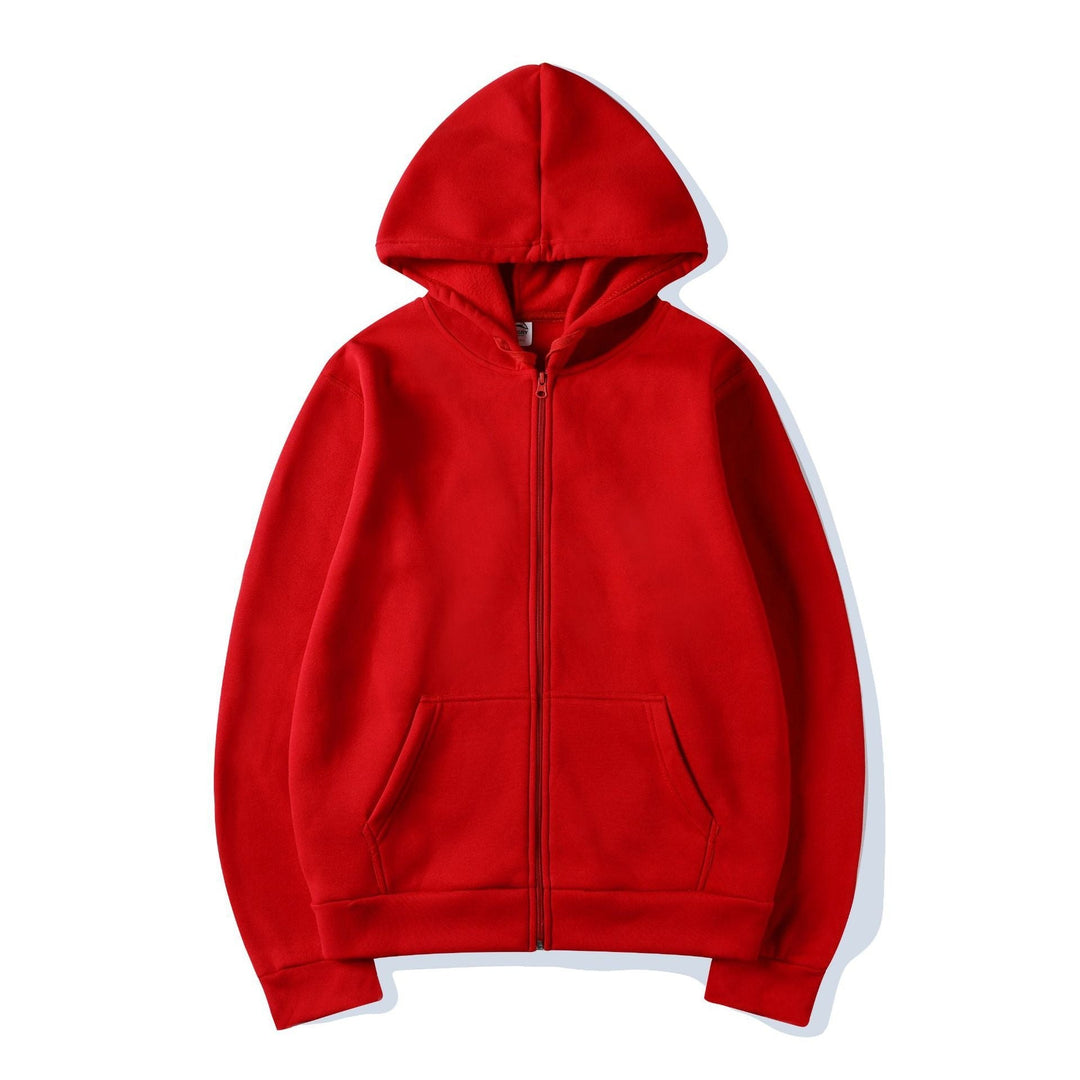 Damen Kapuzensweatshirt mit durchgehendem Reißverschluss und seitlichen Taschen