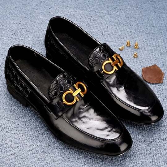 Herren Elegante Premium Leder Mokassins Shop Nory
