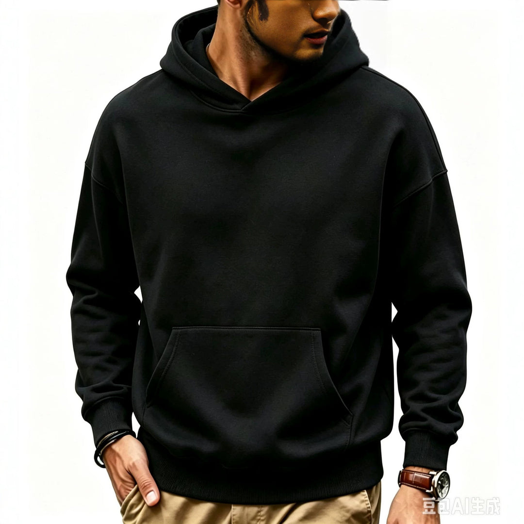 Unisex Oversize-Kapuzenpullover mit Kängurutasche, Raglanärmeln und gerippten Bündchen Shop Nory