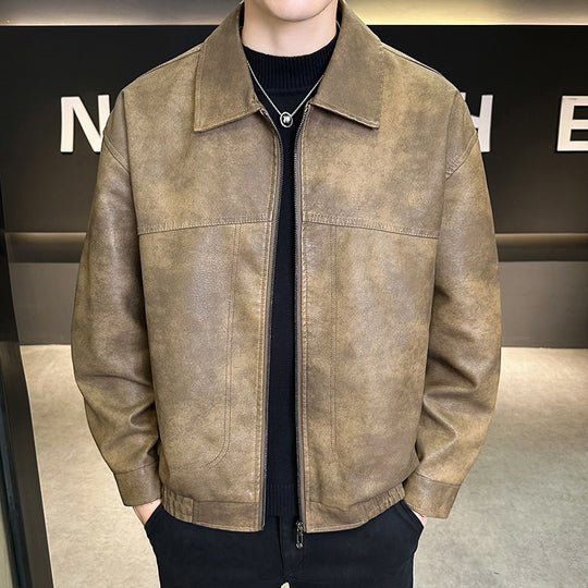 Herren Modische Jacke im Lederlook Shop Nory