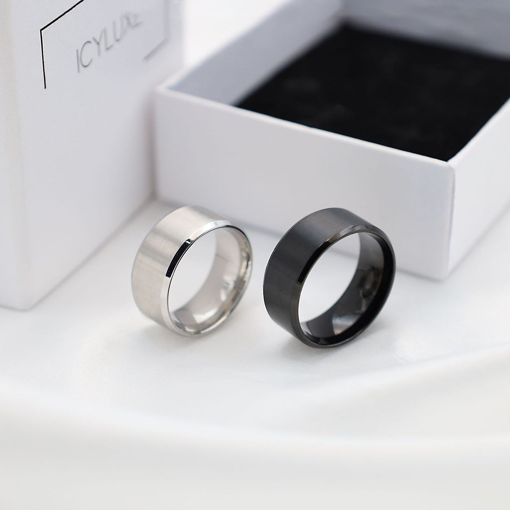Herren Edelstahl-Ring Shop Nory