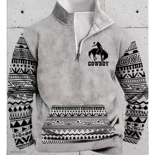 Herren Modischer Hoodie mit Kapuze und maritimem Druck Shop Nory
