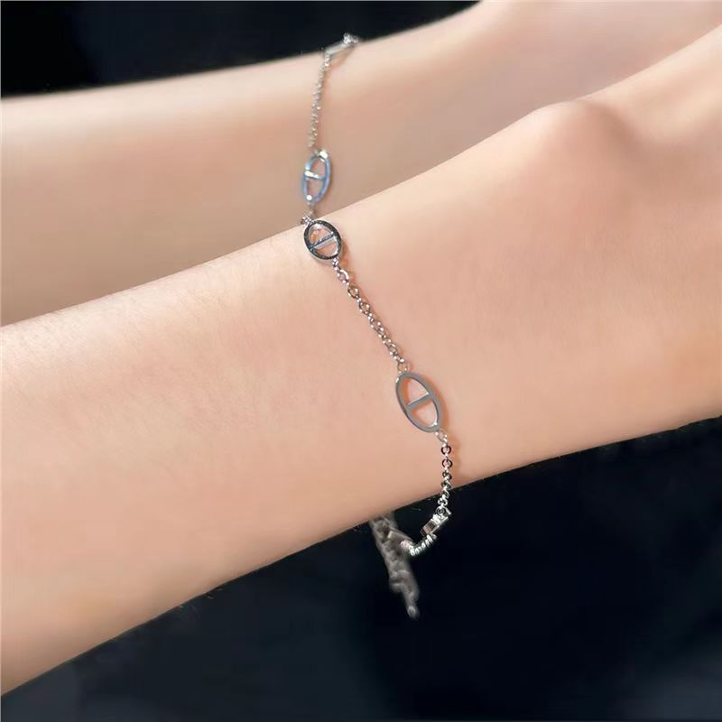 Damen Minimalistische Link-Armband Shop Nory