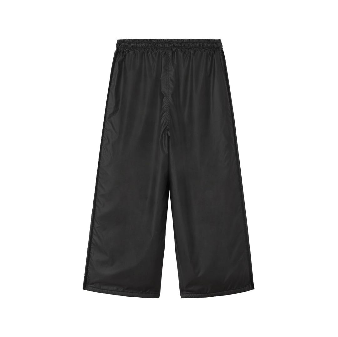 Unisex Weite technische Nylon-Trainingshose mit elastischem Tunnelzug und seitlichen Einsatzstreifen Shop Nory