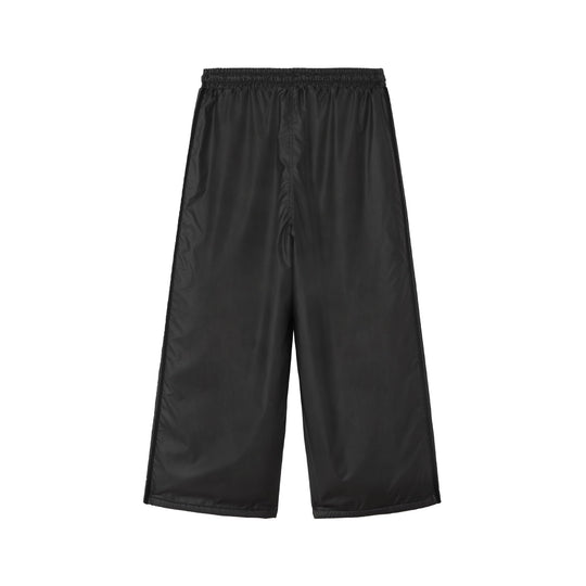 Unisex Weite technische Nylon-Trainingshose mit elastischem Tunnelzug und seitlichen Einsatzstreifen Shop Nory