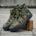 Damen robuste Gummistiefel mit rutschfester Sohle und camouflierte Oberfläche
