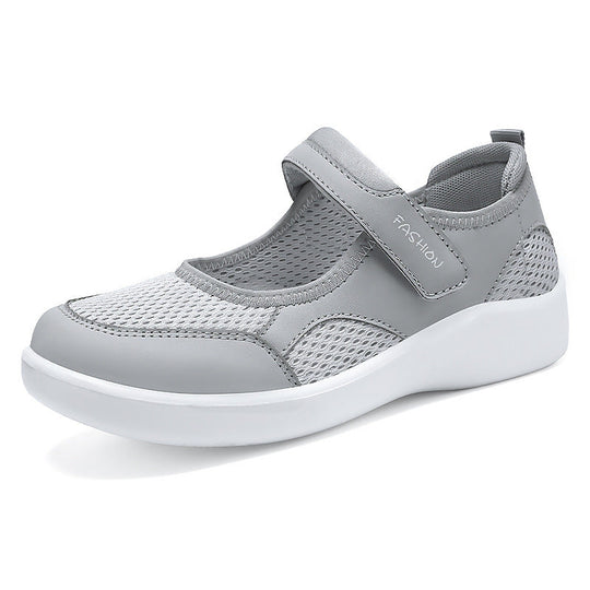 Damen Modische Sneaker mit Klettverschluss