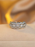 Damen Ring mit kunstvoller Zirkonia-verzierter Fassung Shop Nory