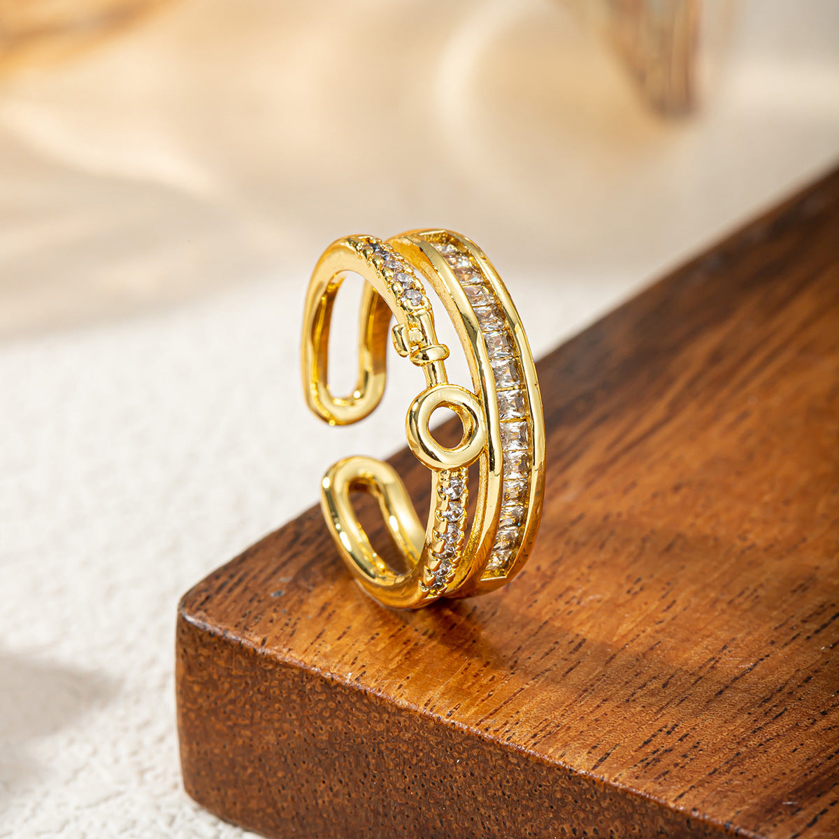 Damen stilvoller silberner Ring Shop Nory